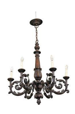 A Provincial Chandelier, - Mobili rustici