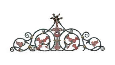 A Renaissance Iron Overdoor, - Lidový nábytek
