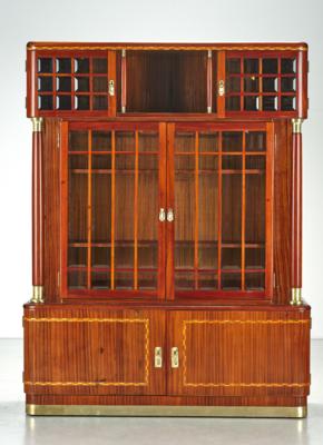 Jugendstil-Büchervitrine, - Furniture