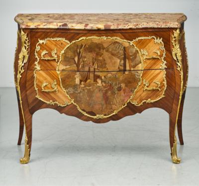 Salonkommode im Louis XV-Stil, - Möbel Sonderauktion