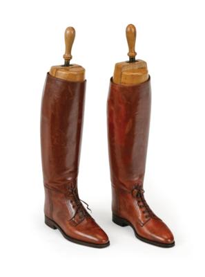 Paar Reitstiefel, - Di provenienza aristocratica