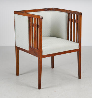 Jugendstil-Fauteuil, - Möbel