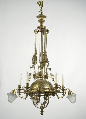 Große Historismuslampe, - Furniture & Interior