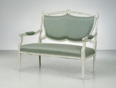 Kleine Sitzbank im Louis XVI-Stil, - Mobili e interni