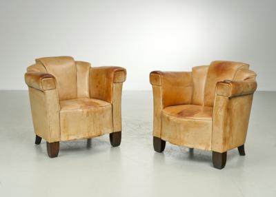 Paar Fauteuils im Art Deco- Stil, - Furniture & Interior