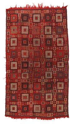 Azeri Flachwebe, - Orientteppiche, Textilien und Tapisserien