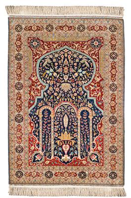 Hereke silk, 12 x 12, - Orientální koberce, textilie a tapiserie