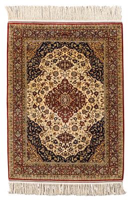 Hereke silk, 14 x 14, - Tappeti orientali, tessuti, arazzi