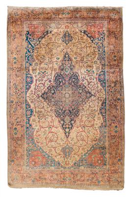 Keshan Mohtashem silk, - Oriental Carpets, Textiles and Tapestries