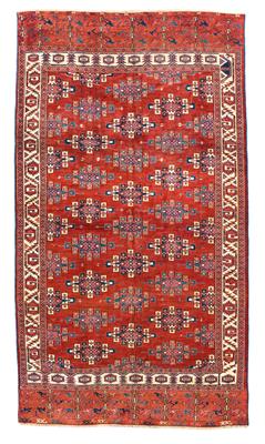 Yomut central carpet, - Orientální koberce, textilie a tapiserie