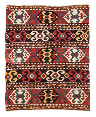 Azeri Kelim, - Orientteppiche, Textilien und Tapisserien