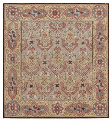 Caucasian silk embroidery, - Tappeti orientali, tessuti, arazzi