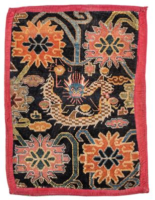 Tibet saddle carpet, - Oriental Carpets, Textiles and Tapestries