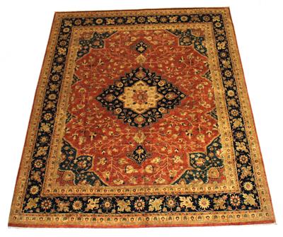 Afghanischer Knüpfteppich ca. 290 x 237 cm, - Carpets