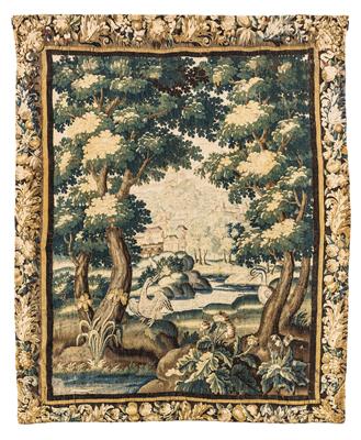 Verdure tapestry, - Orientální koberce, textilie a tapiserie
