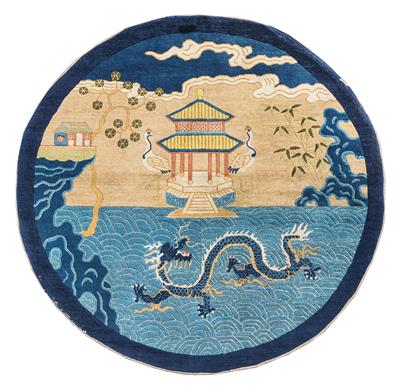 Beijing round, - Orientální koberce, textilie a tapiserie