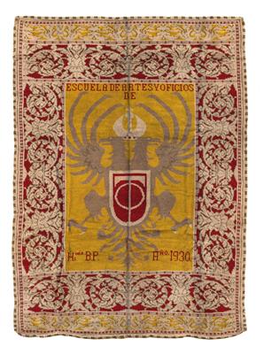 Spanish hand knotted carpet, - Tappeti orientali, tessuti, arazzi
