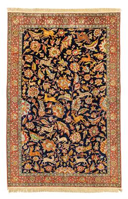 Teheran Seide, - Orientteppiche, Textilien und Tapisserien