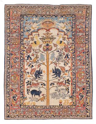 Tabriz Pictorial Carpet, - Orientální koberce, textilie a tapiserie