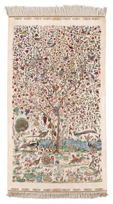 Ghom Seide, ca. 185 x 104 cm, - Orientteppiche, Textilien und Tapisserien