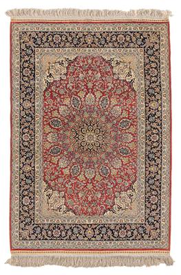 Hereke Silk, 15 x 15, - Oriental Carpets, Textiles and Tapestries