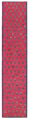 Qajar Textile Fragment, - Tappeti orientali, tessuti, arazzi