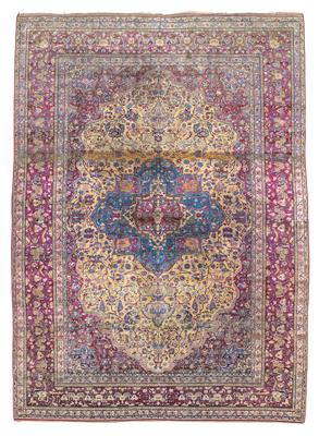 Keschan Seide, ca. 309 x 224 cm, - Orientteppiche, Textilien und Tapisserien