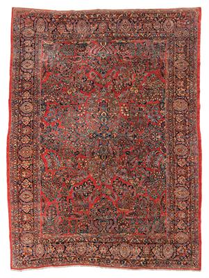 Saruk, ca. 354 x 264 cm, - Orientteppiche, Textilien und Tapisserien