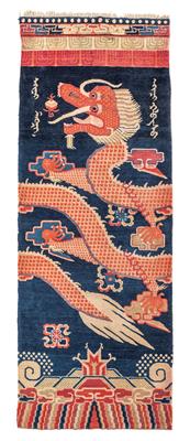 Tibetan Column Carpet, - Tappeti orientali, tessuti, arazzi