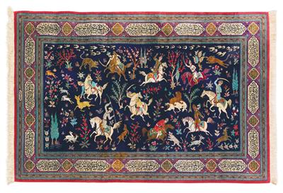 Ghom,  Iran, ca. 149 x 100 cm, - Orientteppiche, Textilien und Tapisserien