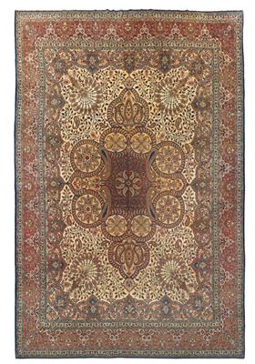 Ghom, Iran, c. 477 x 313 cm, - Orientální koberce, textilie a tapiserie