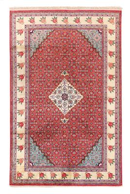 Ghom Silk, Iran, c. 217 x 138 cm, - Tappeti orientali, tessuti, arazzi