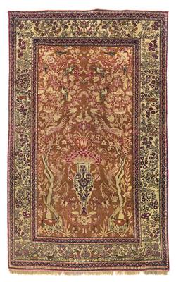 Isfahan,  Iran, ca. 218 x 135 cm, - Orientteppiche, Textilien und Tapisserien