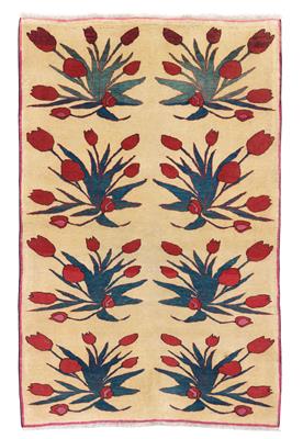 Keschan,  Iran, ca. 154 x 99 cm, - Orientteppiche, Textilien und Tapisserien