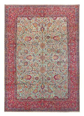 Keschan,  Iran, ca. 384 x 271 cm, - Orientteppiche, Textilien und Tapisserien