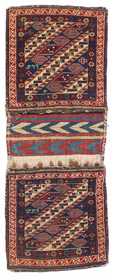 Shirvan Double Bag, East Caucasus, 109 x 42 cm, - Orientální koberce, textilie a tapiserie