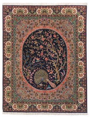 Tabriz, Iran, c. 256 x 202 cm, - Orientální koberce, textilie a tapiserie