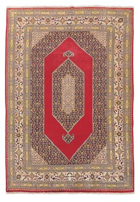 Tabriz Silk, Iran, c. 224 x 156 cm, - Tappeti orientali, tessuti, arazzi