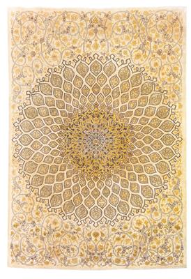 Tabriz Silk, Iran, c. 314 x 216 cm, - Orientální koberce, textilie a tapiserie