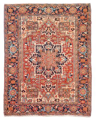 Heriz, Iran, c. 188 x 147 cm, - Orientální koberce, textilie a tapiserie