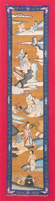 Kesi, China, c. 157 x 36 cm, - Oriental Carpets, Textiles and Tapestries