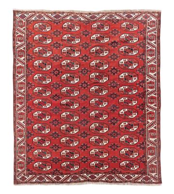 Kisyl Ayak, Turkmenistan, c. 250 x 215 cm, - Tappeti orientali, tessuti, arazzi
