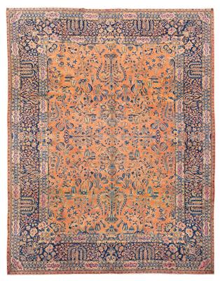 Manchester Keschan, Iran, ca. 345 x 270 cm, - Orientteppiche, Textilien und Tapisserien