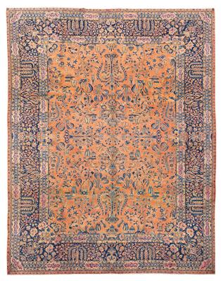 Manchester Keshan, Iran, c. 345 x 270 cm, - Oriental Carpets, Textiles and Tapestries