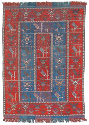 Shaddah, Azerbaijan, c. 205 x 147 cm, - Oriental Carpets, Textiles and Tapestries