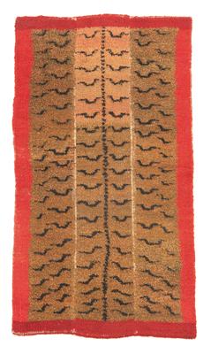 Tiger Tsutruk, Tibet, ca. 152 x 84 cm, - Orientteppiche, Textilien und Tapisserien