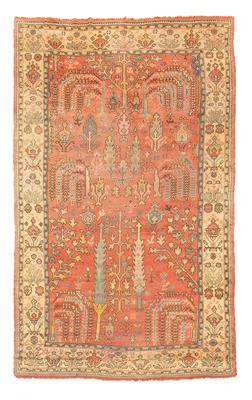 Uschak, Türkei, ca. 402 x 245 cm, - Orientteppiche, Textilien und Tapisserien