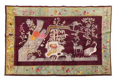 Yarkand Seide, Ostturkestan, ca. 265 x 175 cm, - Orientteppiche, Textilien und Tapisserien
