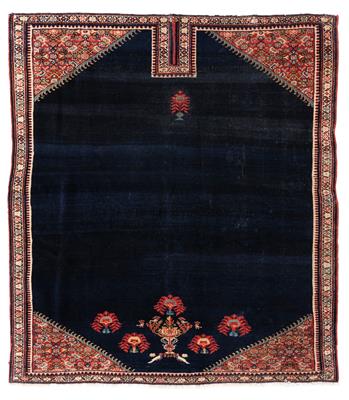 Ferahan Saddle, Iran, c. 120 x 107 cm, - Orientální koberce, textilie a tapiserie