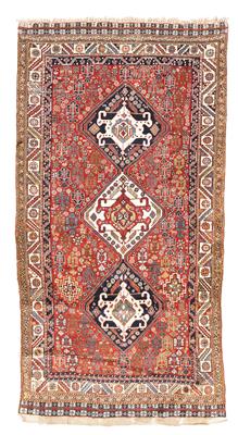 Qashqai, Iran, c. 221 x 114 cm, - Orientální koberce, textilie a tapiserie